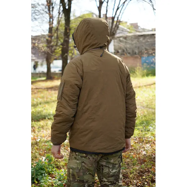 Зимняя тактическая куртка на пухе BR SQG 5 койот