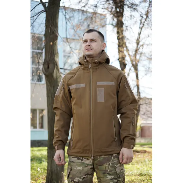 Куртка тактична Windproof Softshell койот