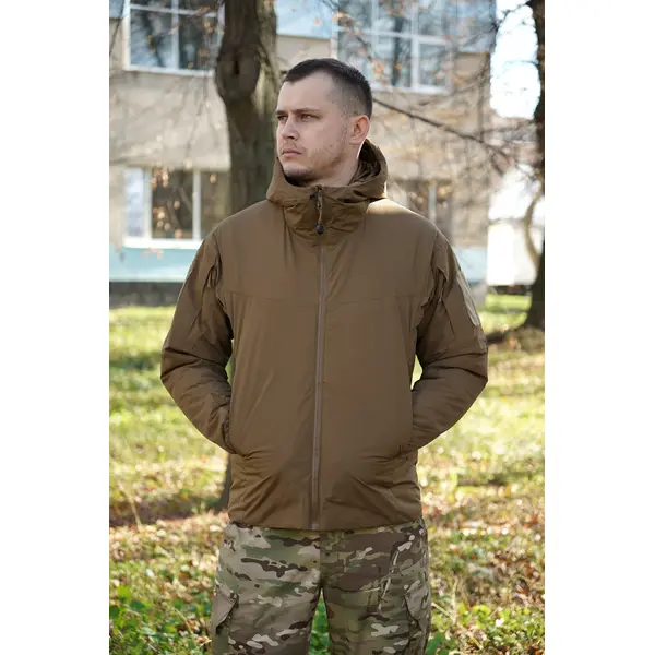 Зимний микро пуховик BR YWH койот