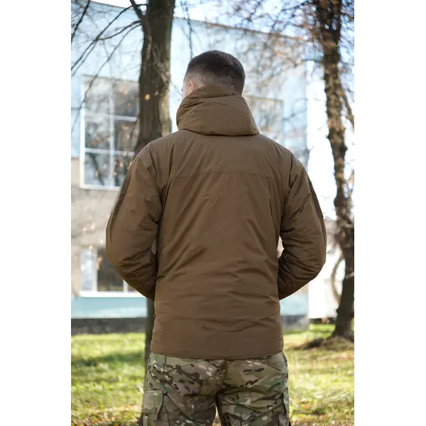 Зимний микро пуховик BR YWH койот