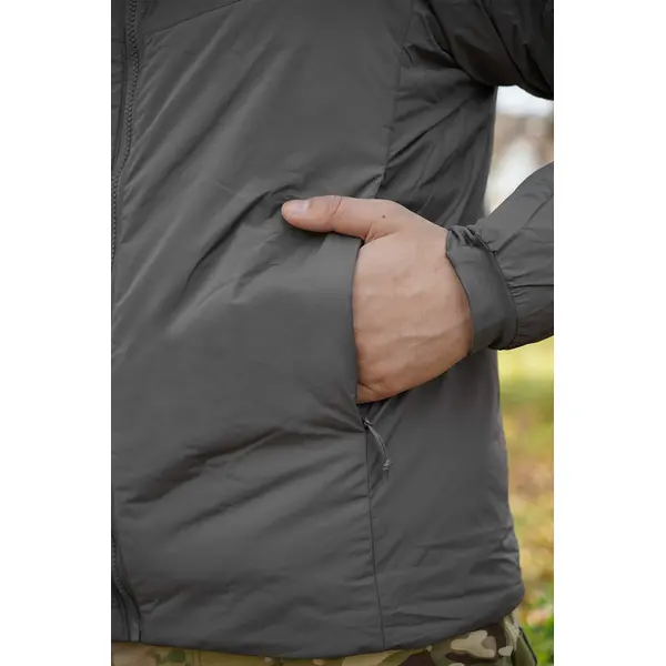 Пуховик зимний BR YWH серый