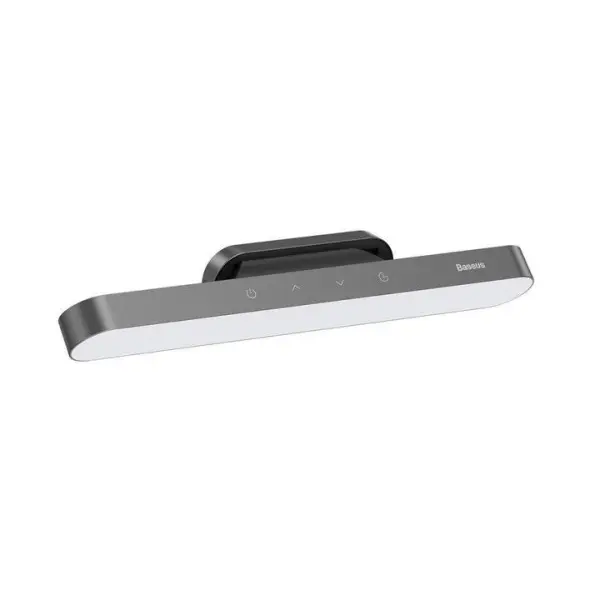 Настольная LED-лампа Baseus Magnetic с плавным димером и зарядкой, темно-серая (DGXC-C0G)
