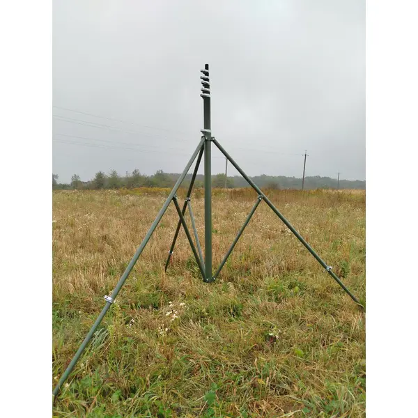 ЩОГЛА ТЕЛЕСКОПІЧНА АЛЮМІНІЄВА 15м, для антен керування БПЛА та передачі відеосигналу