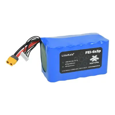Аккумулятор FEi-6S3P 12000 мА·ч для FPV-дрона