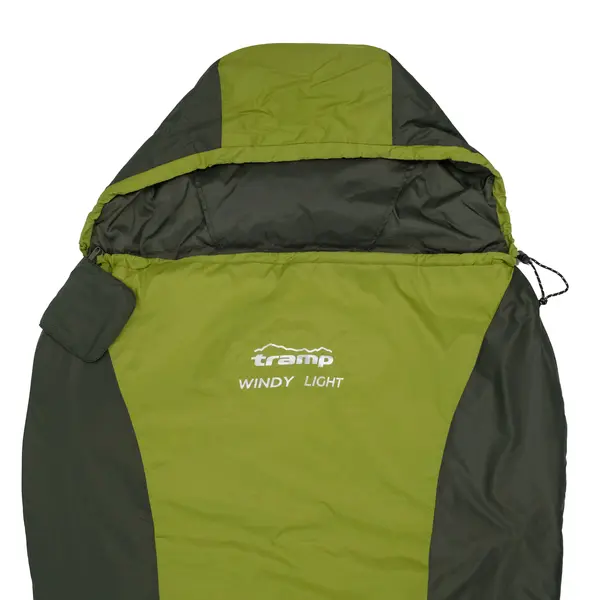 Спальний мішок Tramp Windy Light кокон лівий olive 220/80-55 UTRS-055