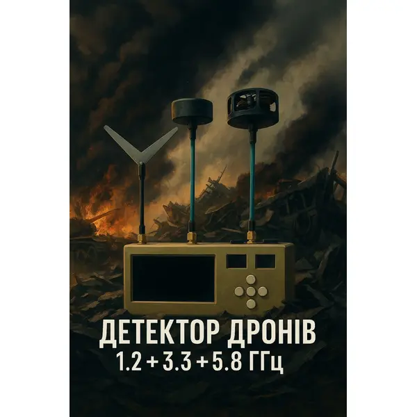 "Стевія FlyT" - ЧОТИРЬОХДІАПАЗОННИЙ ВІДЕОДЕТЕКТОР FPV-ДРОНІВ