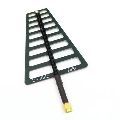 Антена логоперіодична 2-4 GHz SMA (текстоліт)