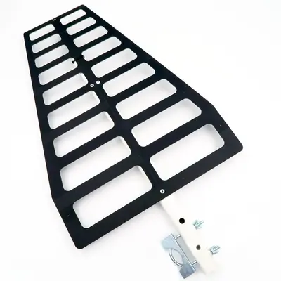 Антена логоперіодична 350-680 MHz (текстоліт) з кріпленням на мачту