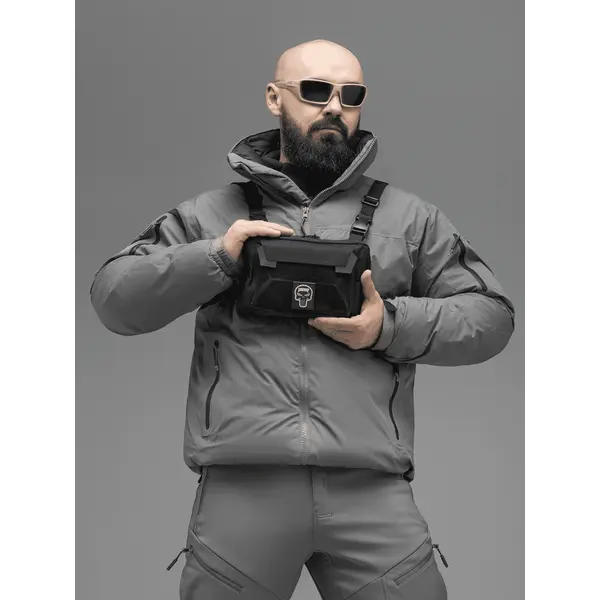 Нагрудна сумка BEZET Patrol чорний