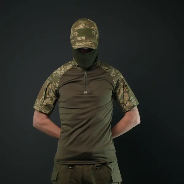 Убакс G4 Kiborg з коротким рукавом хакі+піксель