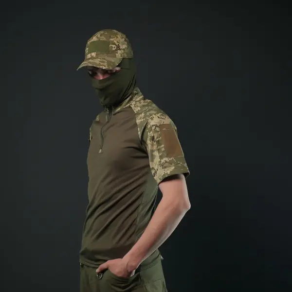 Убакс G4 Kiborg з коротким рукавом хакі+піксель