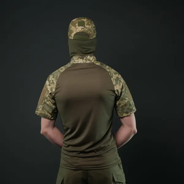 Убакс G4 Kiborg з коротким рукавом хакі+піксель