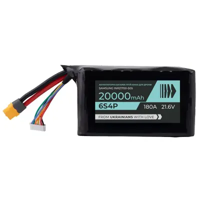 АКБ для коптерів/літаків BTRY 6s4p Samsung INR21700-50S