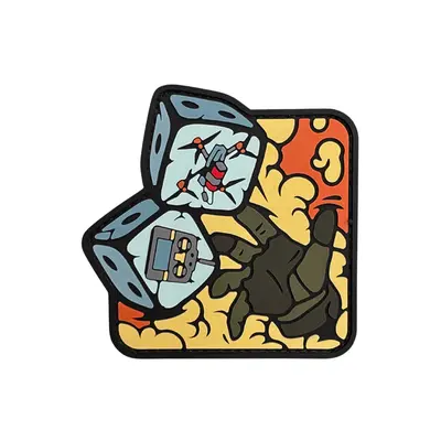 ПВХ патч «КУБІКИ» блакитний