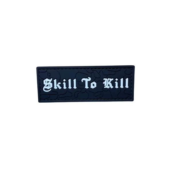 ПВХ патч "SKILL TO KILL" mini black