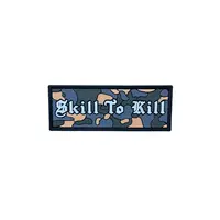 ПВХ патч "SKILL TO KILL" mini orange