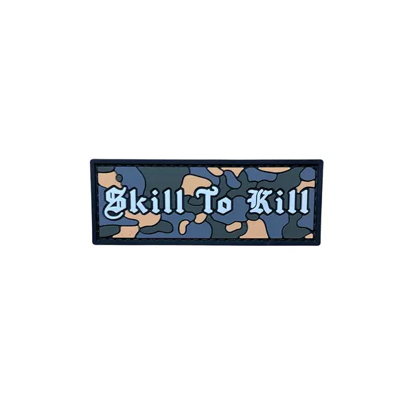 ПВХ патч "SKILL TO KILL" mini orange