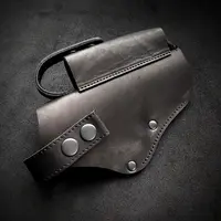 Шкіряна кобура поясна під GLOCK 17, чорна