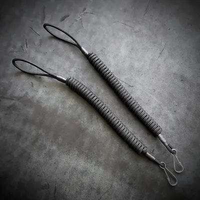 Страхувальний шнур чорний для пістолета (тренчик)