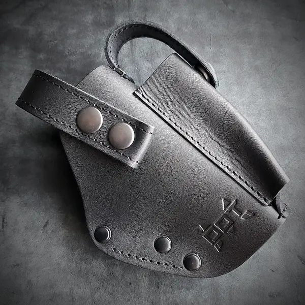 Кожаная кобура поясная под ФОРТ 12/17/20| чёрная| на скобе №2