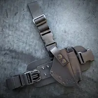 Кожаная набедренная кобура под ФОРТ 12/17/20| чёрная