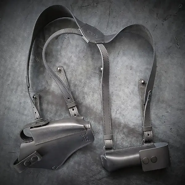 Оперативна кобура під АПС | прихованого носіння| шкіряна| чорна