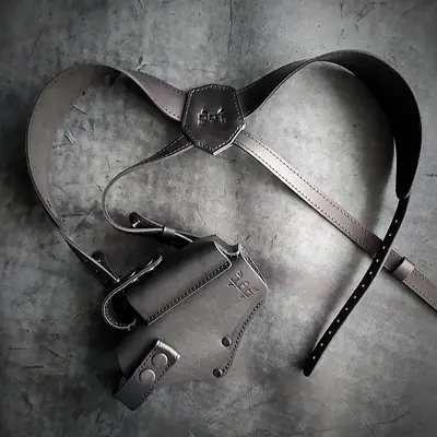 Кобура оперативная под BERETTA 92| скрытого ношения| черная