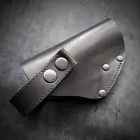 Кожаная кобура поясная под ФОРТ 12/17/20| чёрная