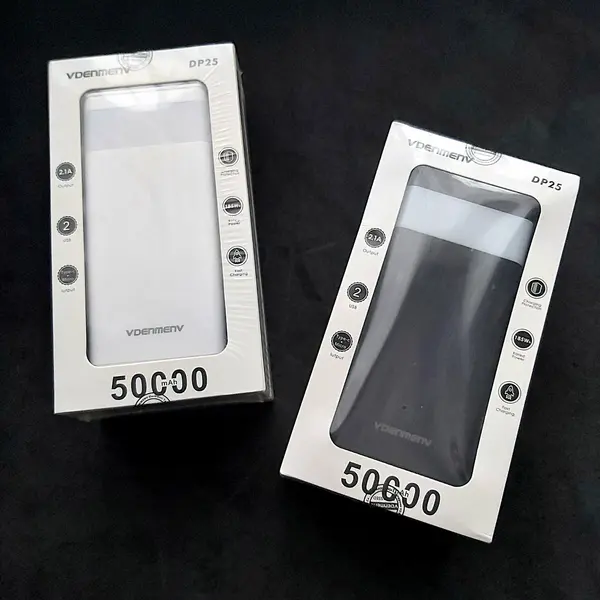 Повербанк на 50 000 mAh | 2 USB | ліхтар
