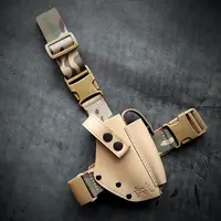 Кобура на стегно під ПМ| койот| шкіряна