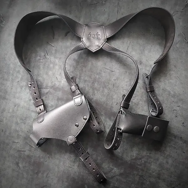 Оперативная кобура под ТТ| скрытого ношения| кожаная| черная