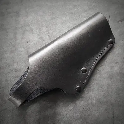 Кожаная кобура поясная под Colt| чёрная
