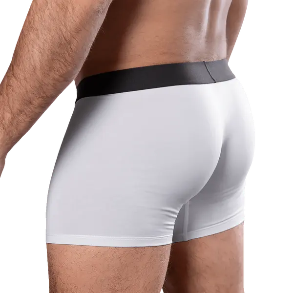 Комплект чоловічих трусів-боксерів Білі S