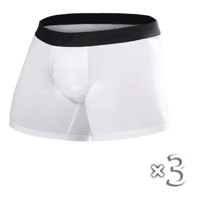 Комплект чоловічих трусів-боксерів Білі L