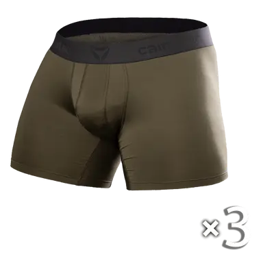 Комплект чоловічих трусів-боксерів Олива L