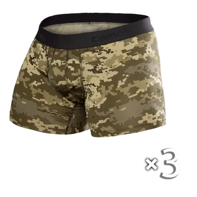 Комплект чоловічих трусів-боксерів Піксель L