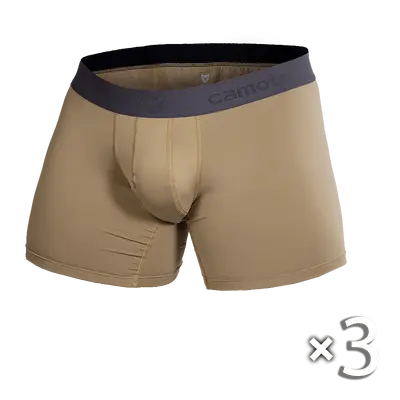 Комплект чоловічих трусів-боксерів Tan L