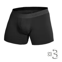 Комплект чоловічих трусів-боксерів Чорний 3XL