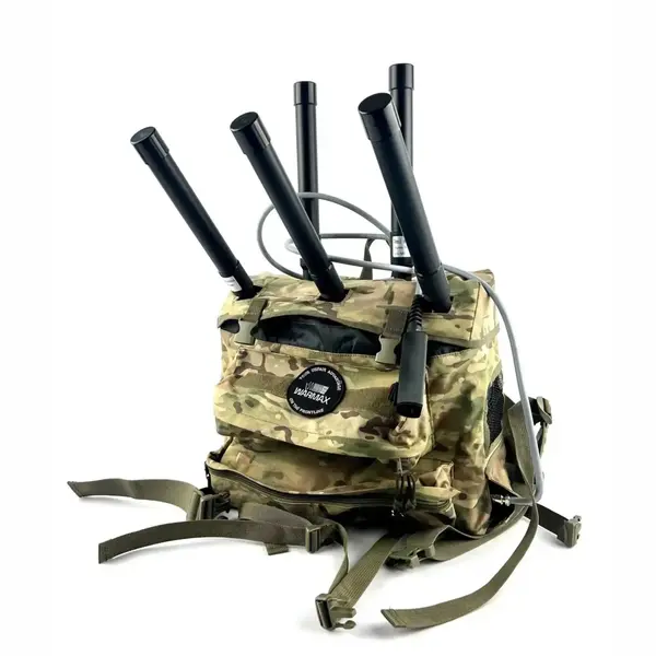 5-діапазонний РЕБ-рюкзак WARMAX з колінеарними антенами (частоти на вибір)