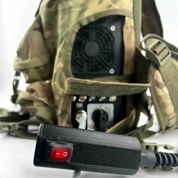 5-діапазонний РЕБ-рюкзак WARMAX з колінеарними антенами (частоти на вибір)