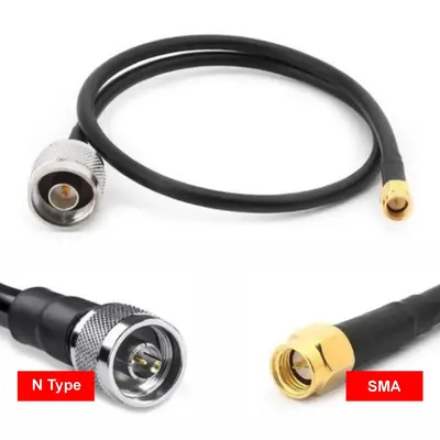 Перехідники-пігтейли QMA SMA N-type Male Female