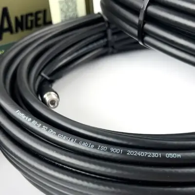 Коаксіальний кабель RG-8 N-Type-QMA 20 м КОМПЛЕКТ (з двох кабелів по 20 метрів)