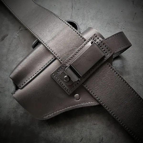 Кобура поясная под BERETTA 92|на скобе| черная