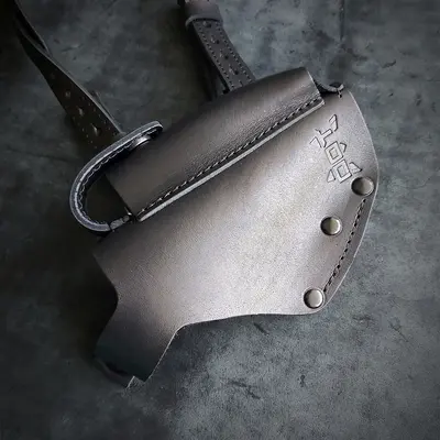 Оперативна кобура прихованого носіння під ПМ | чорна| шкіряна