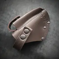Кобура поясная кожаная| на скобе| под ПМ| коричневая (brown power)