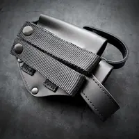 Кожаная кобура под ФОРТ 12/14/17/20| на MOLLE| черная