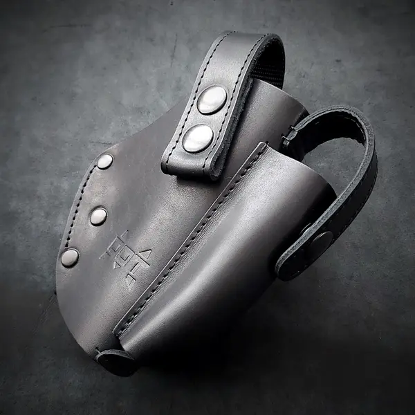 Кожаная кобура под ФОРТ 12/14/17/20| на MOLLE| черная