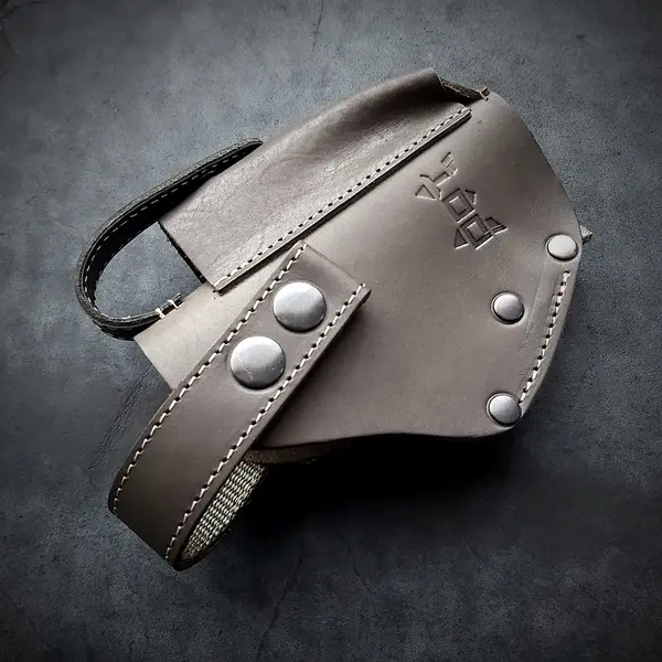 Кожаная кобура под ФОРТ 12/14/17/20| на MOLLE| темная олива