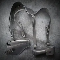 Оперативная кобура под АПС| скрытого ношения| кожаная| черная