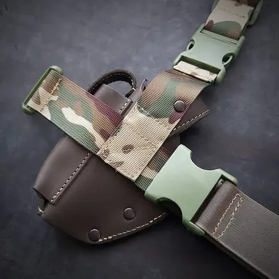 Набедренная кобура под ПМ| мультикам| кожаная